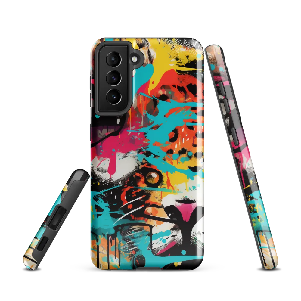 Fierce Fusion: Tiger and Lion in Graffiti