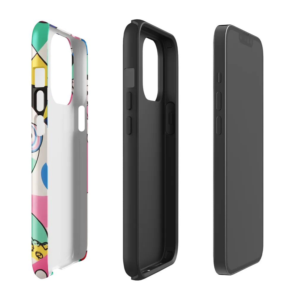 Dynamic Interplay of Shapes | Phone Case |  13 Pro | Tough Case | Glossy
