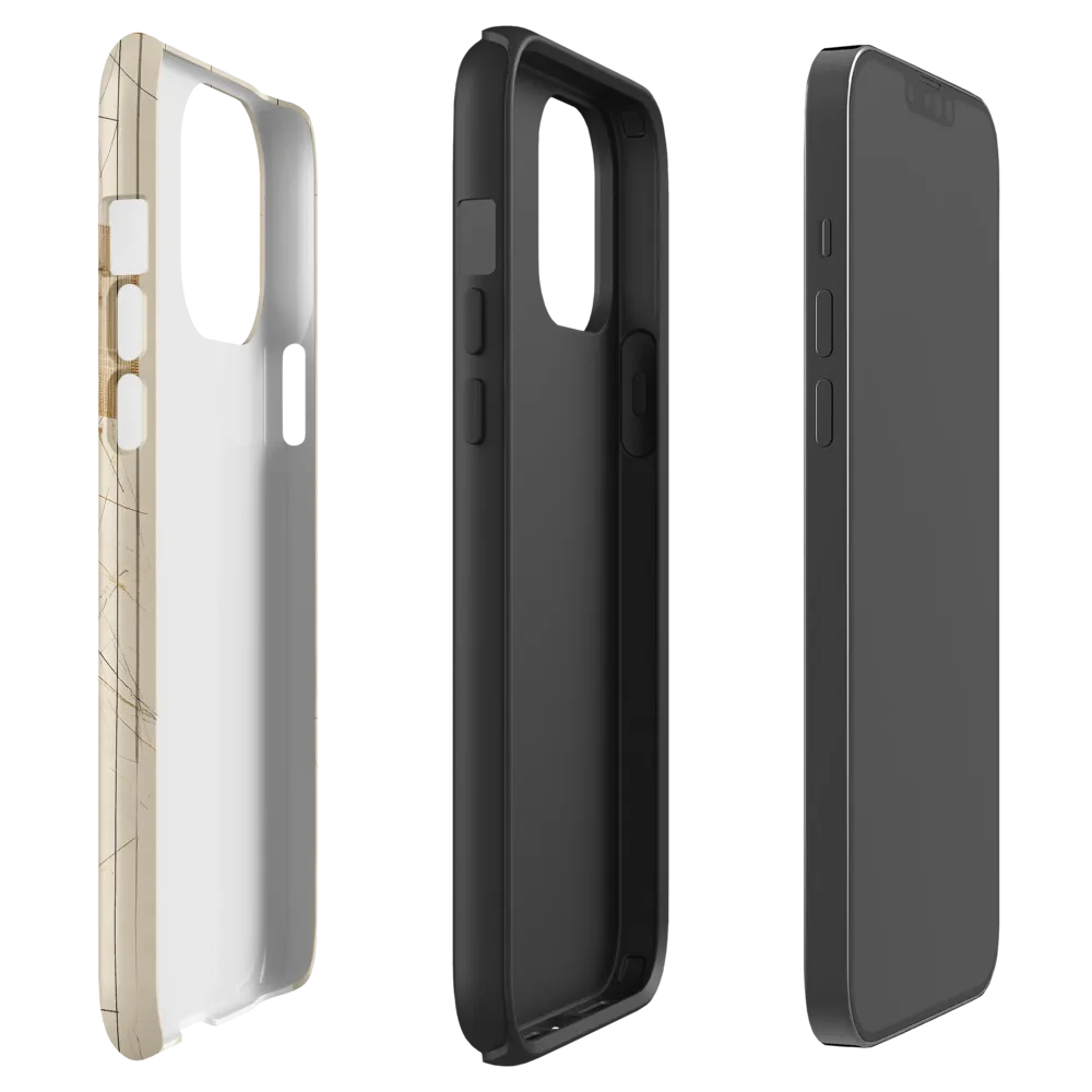 Elegance in Lines | Phone Case |  13 Pro Max | Tough Case | Matte