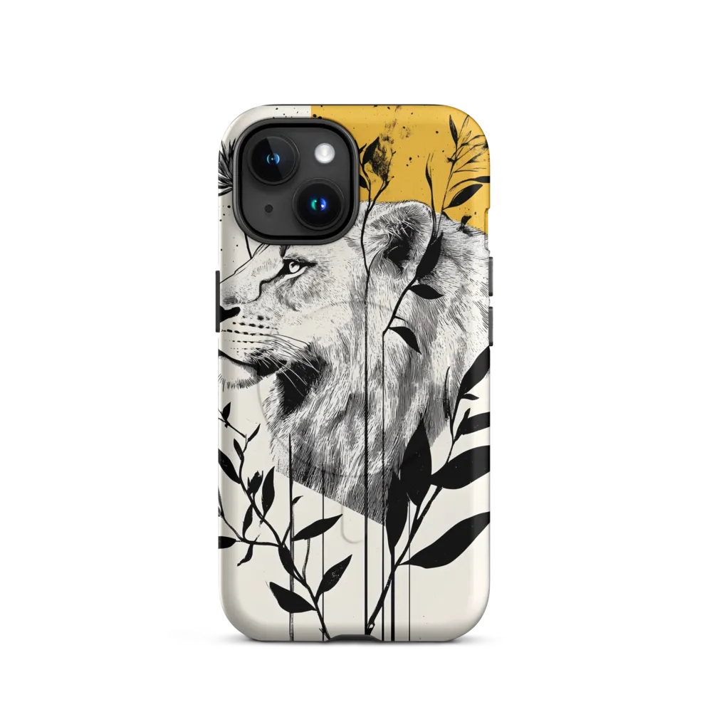 Regal Serenity: The Lion and Flora