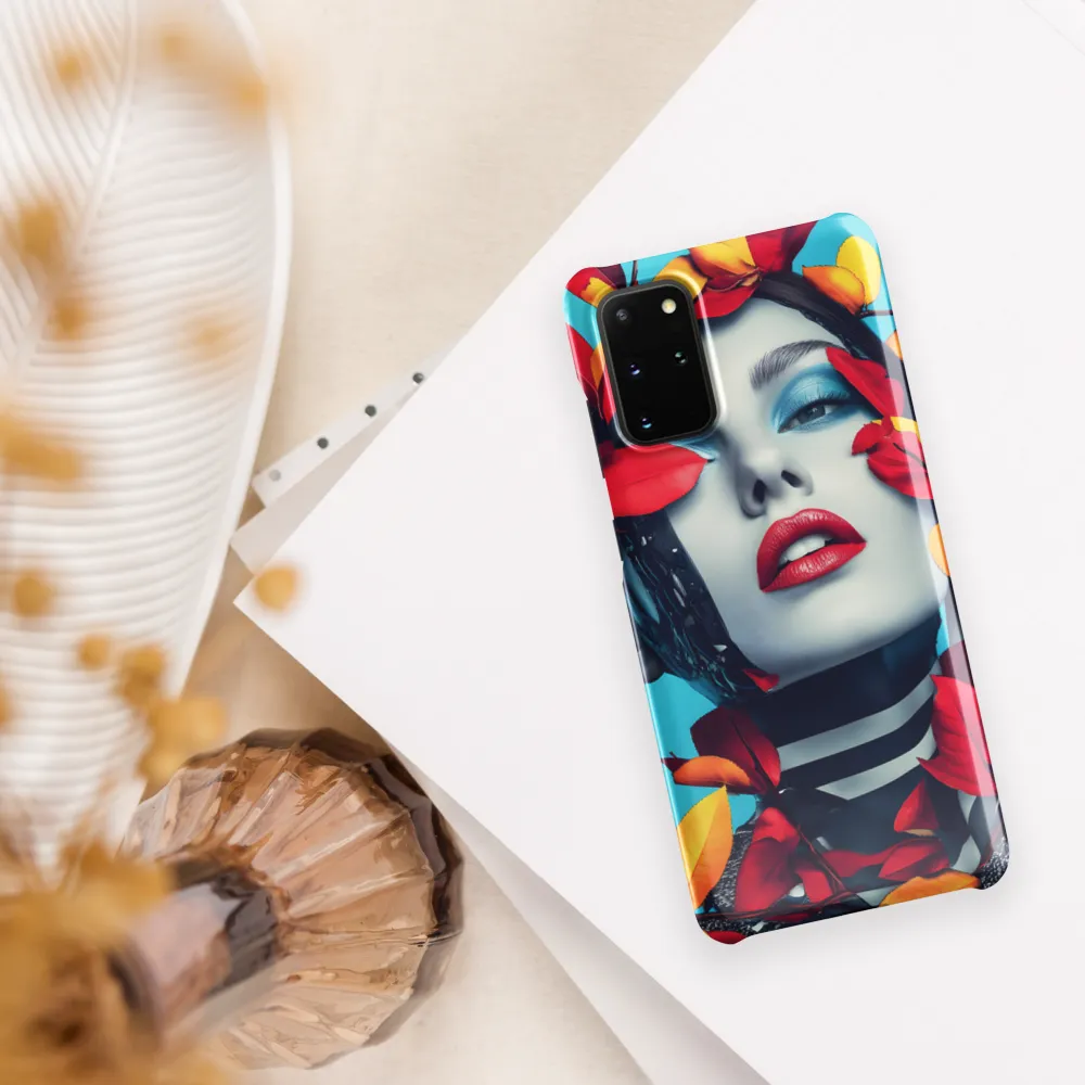 Futuristic Fusion: Nature Meets Technology | Phone Case |  S20 Plus | Snap Case | Glossy