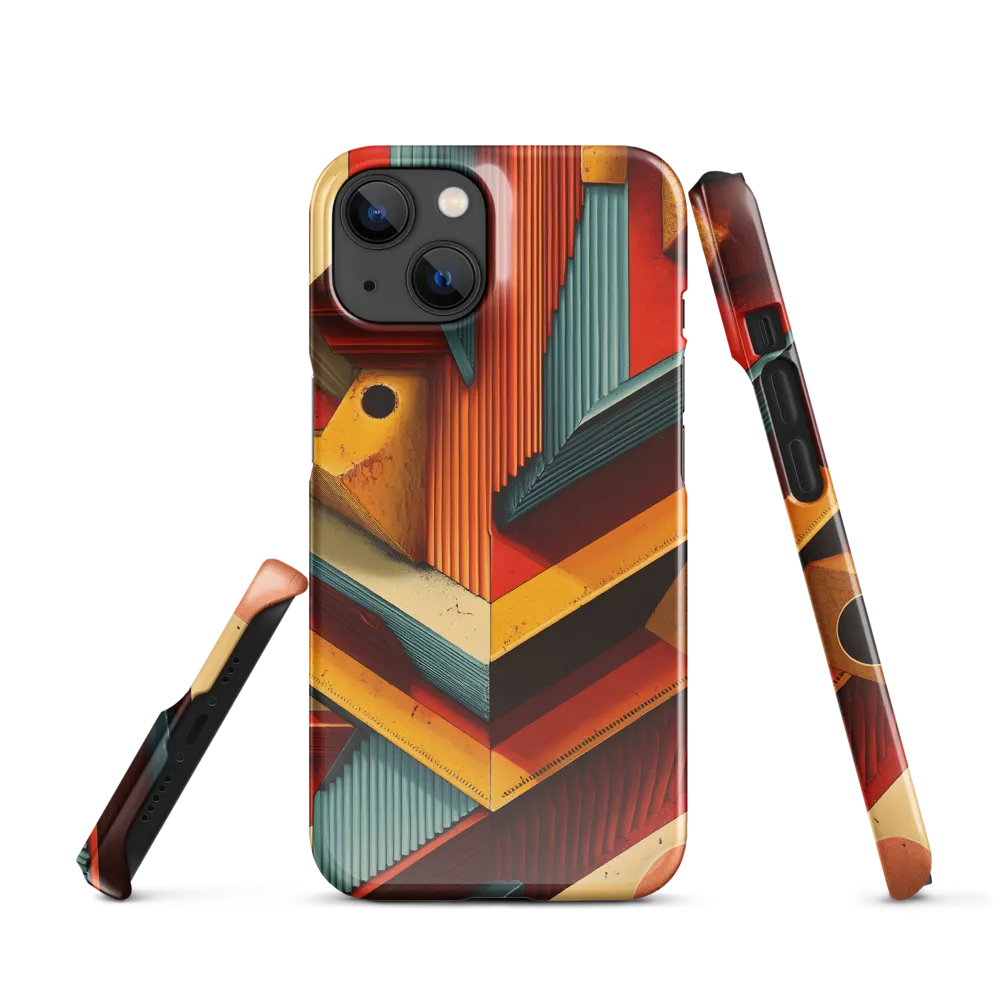 Geometric Harmony | Phone Case |  14 | Snap Case | Glossy
