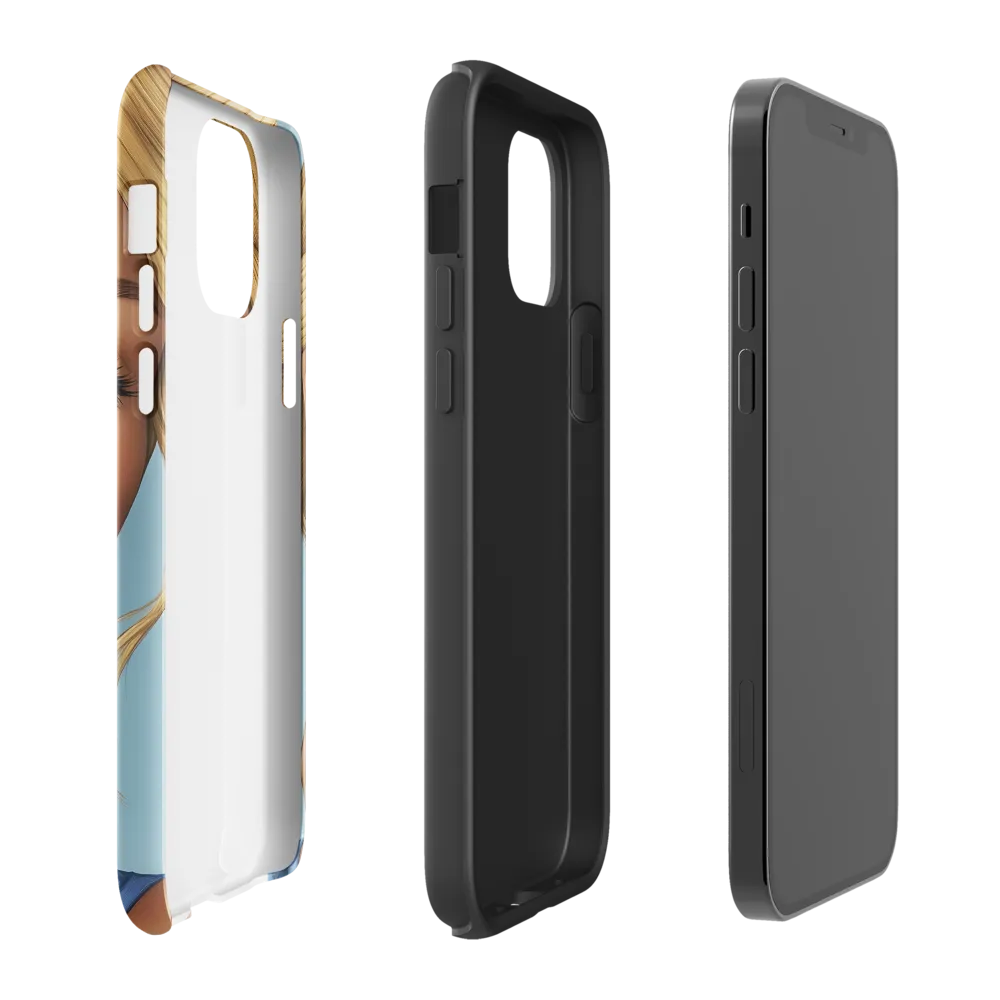 Serenity in Blue | Phone Case |  12 Pro | Tough Case | Glossy