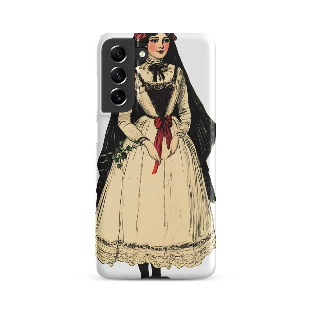 Elegance in Tradition: A Folk Portrait