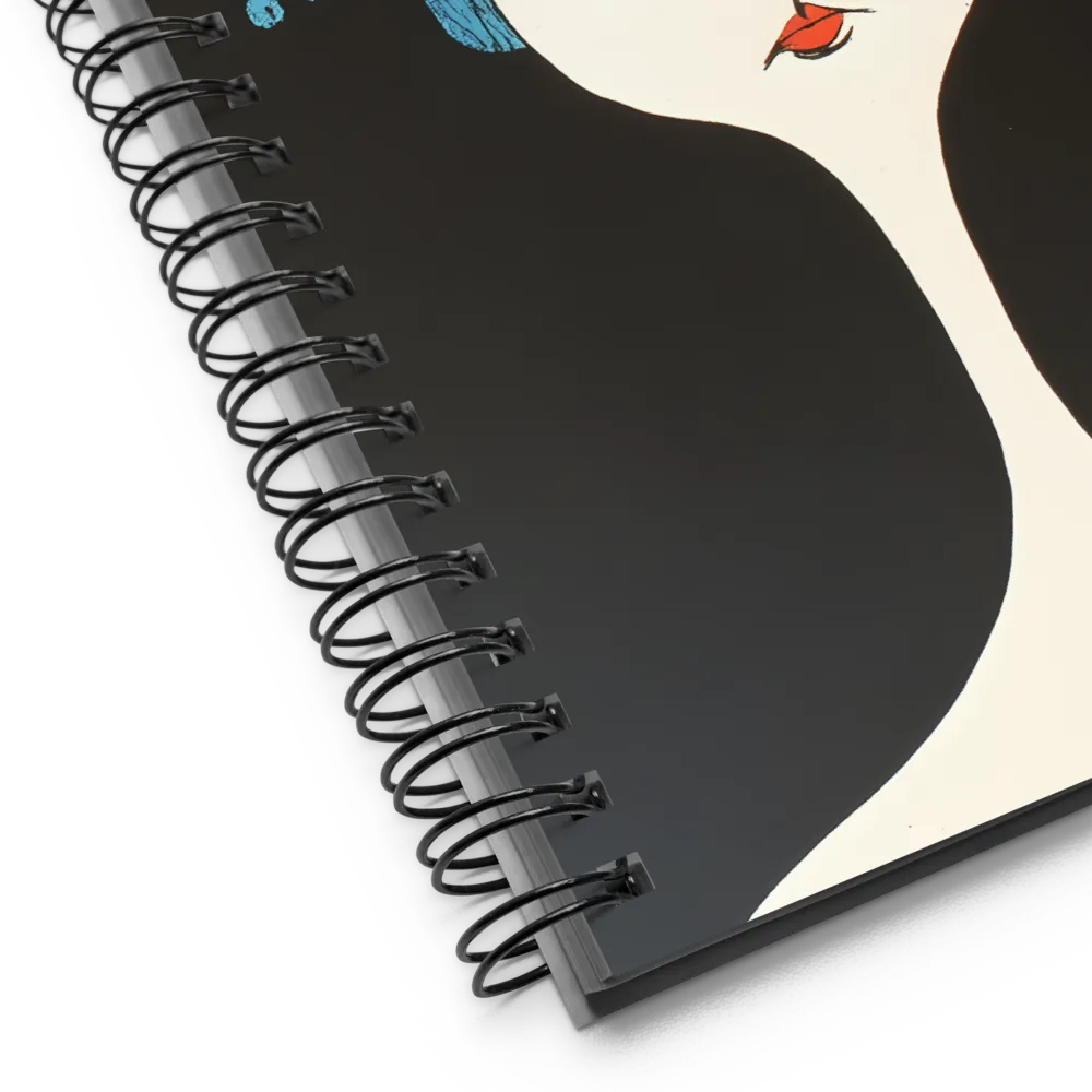 Whimsical Hairscape | Spiral Notebook