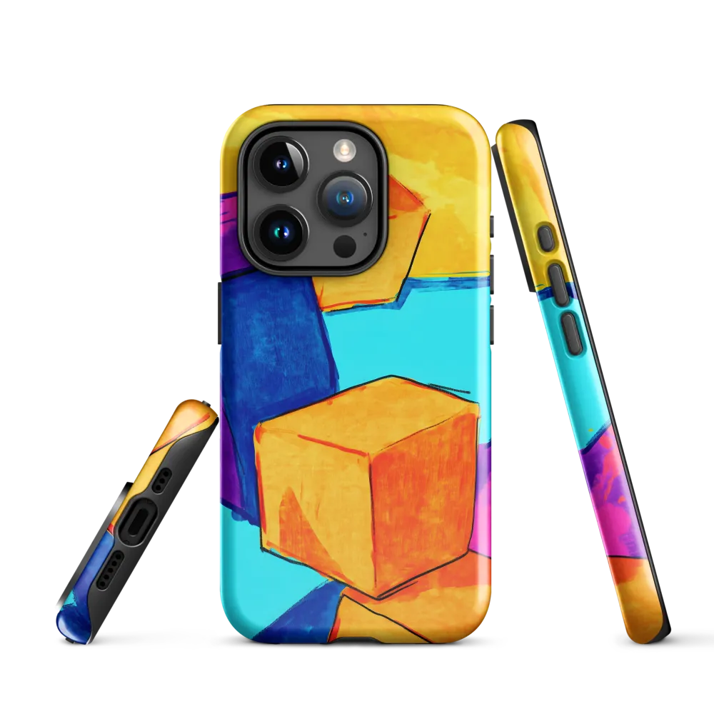 Playful Cubes in Vibrant Harmony