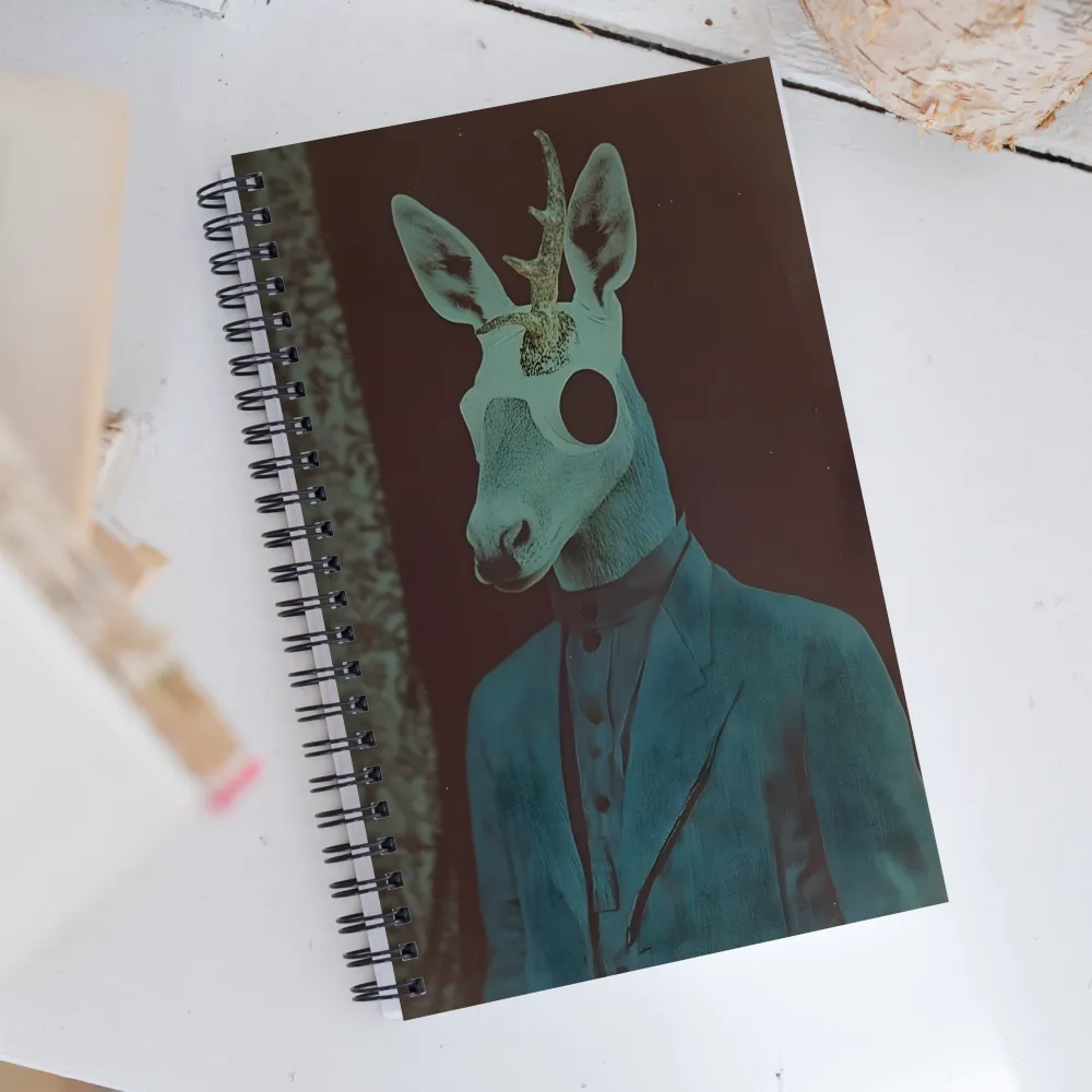 The Enigmatic Deer | Spiral Notebook