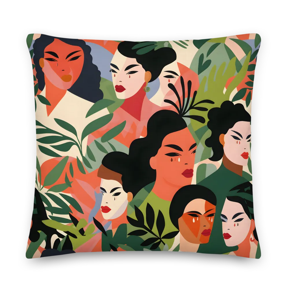 Harmony of Nature and Femininity | Pillow & Pillow Case | Multiple Sizes