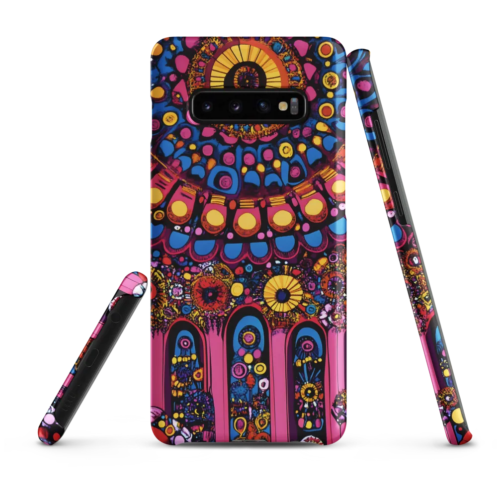 Whimsical Mandala Symphony | Phone Case |  S10 Plus | Snap Case | Matte