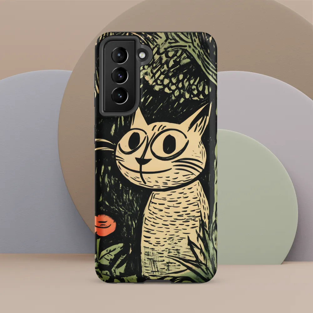 Whimsical Cat in the Forest