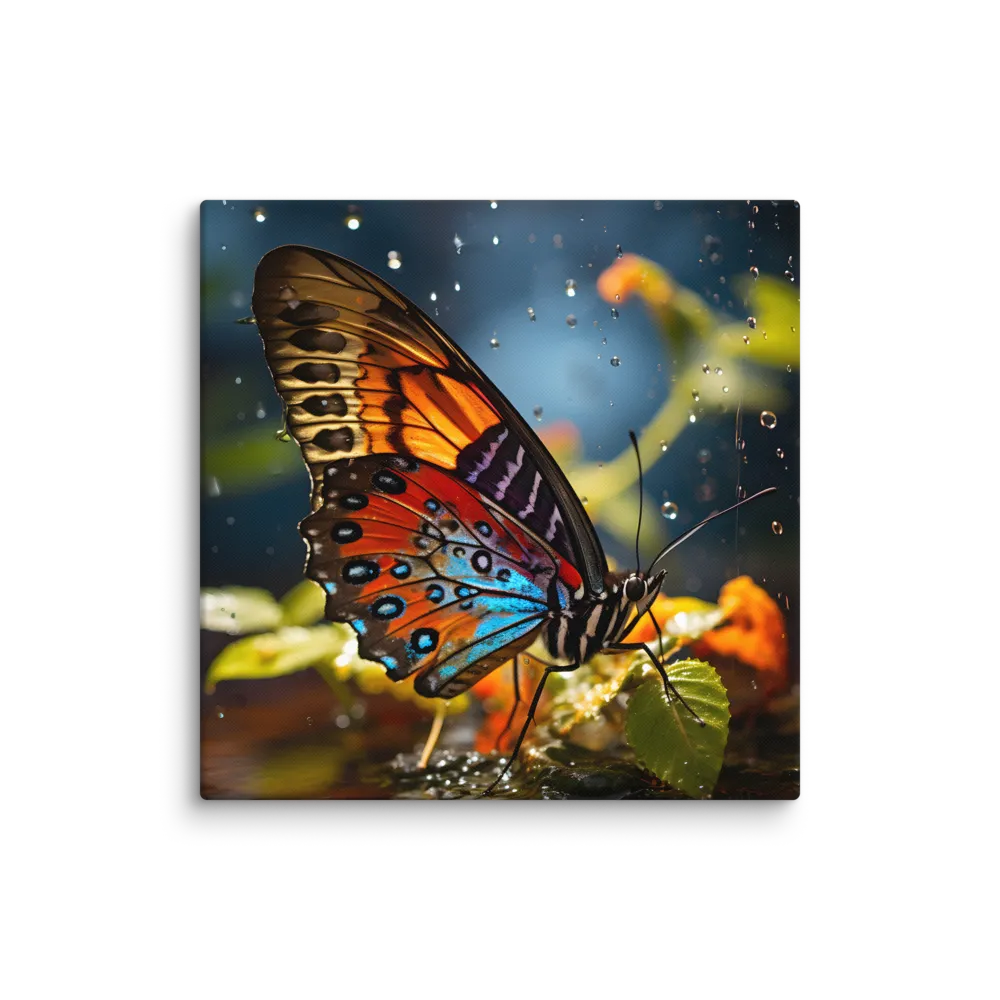 Dance of Colors: The Butterfly's Elegance | Canvas | 32″×32″