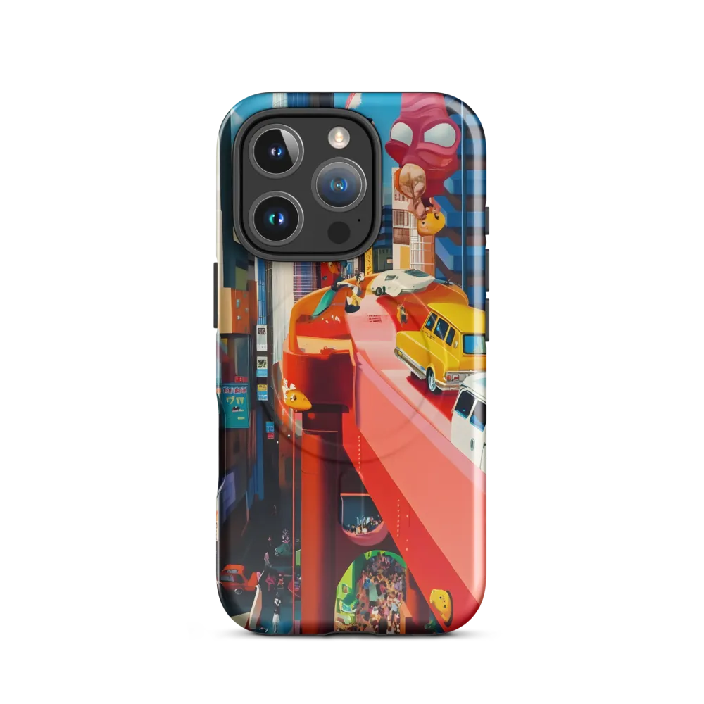 Urban Whimsy: A Colorful Cityscape