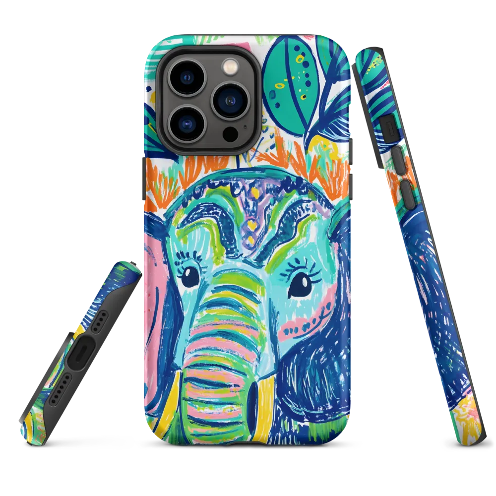 Whimsical Elephant Portrait