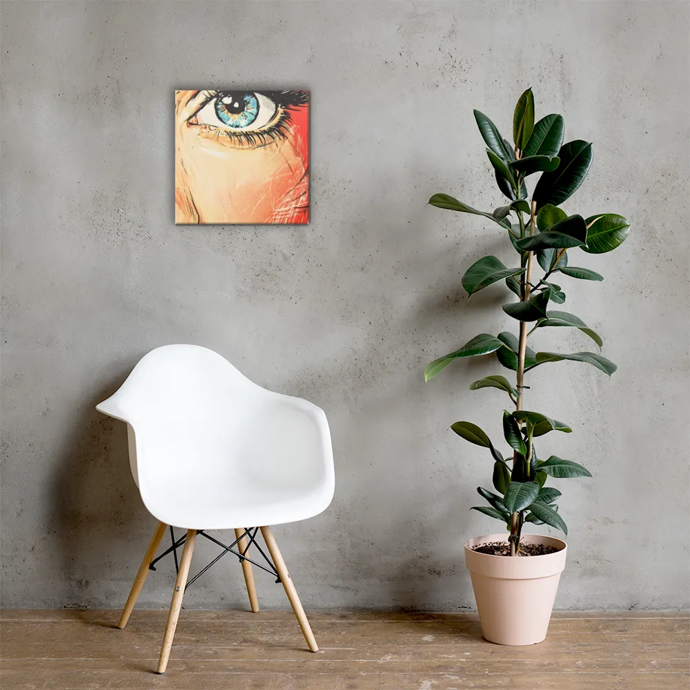 Gaze of Emotion | Canvas | 16″×16″