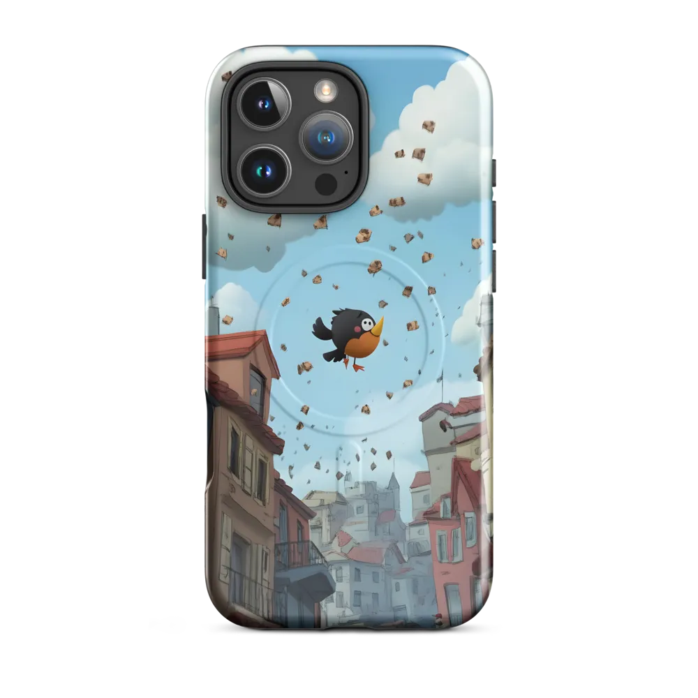 A Whimsical Flight Through Bread and Sky