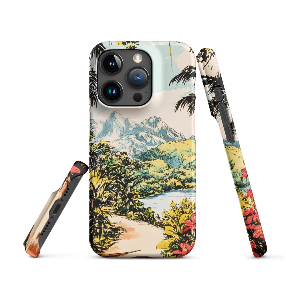 Tropical Serenity | Phone Case |  15 Pro | Snap Case | Matte