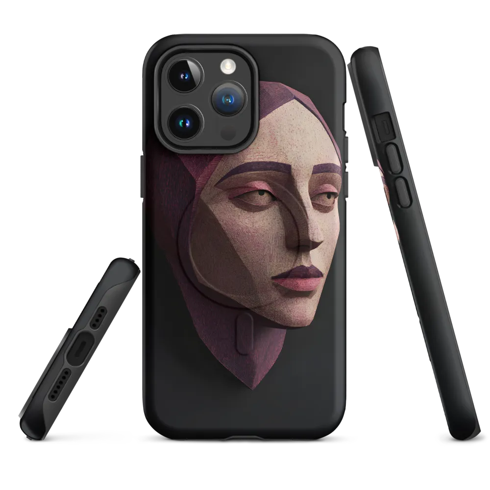 Geometric Elegance: A Contemporary Portrait
