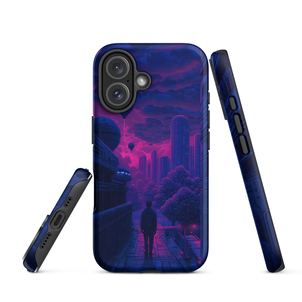 Lost in a Technological Dreamscape | Phone Case