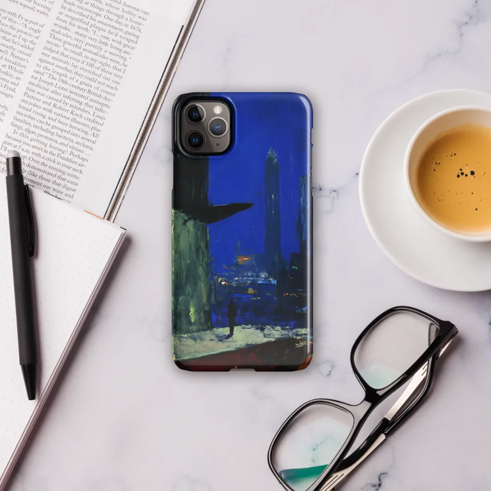 Glimmering Solitude: A Nightscape | Phone Case |  11 Pro Max | Snap Case | Glossy