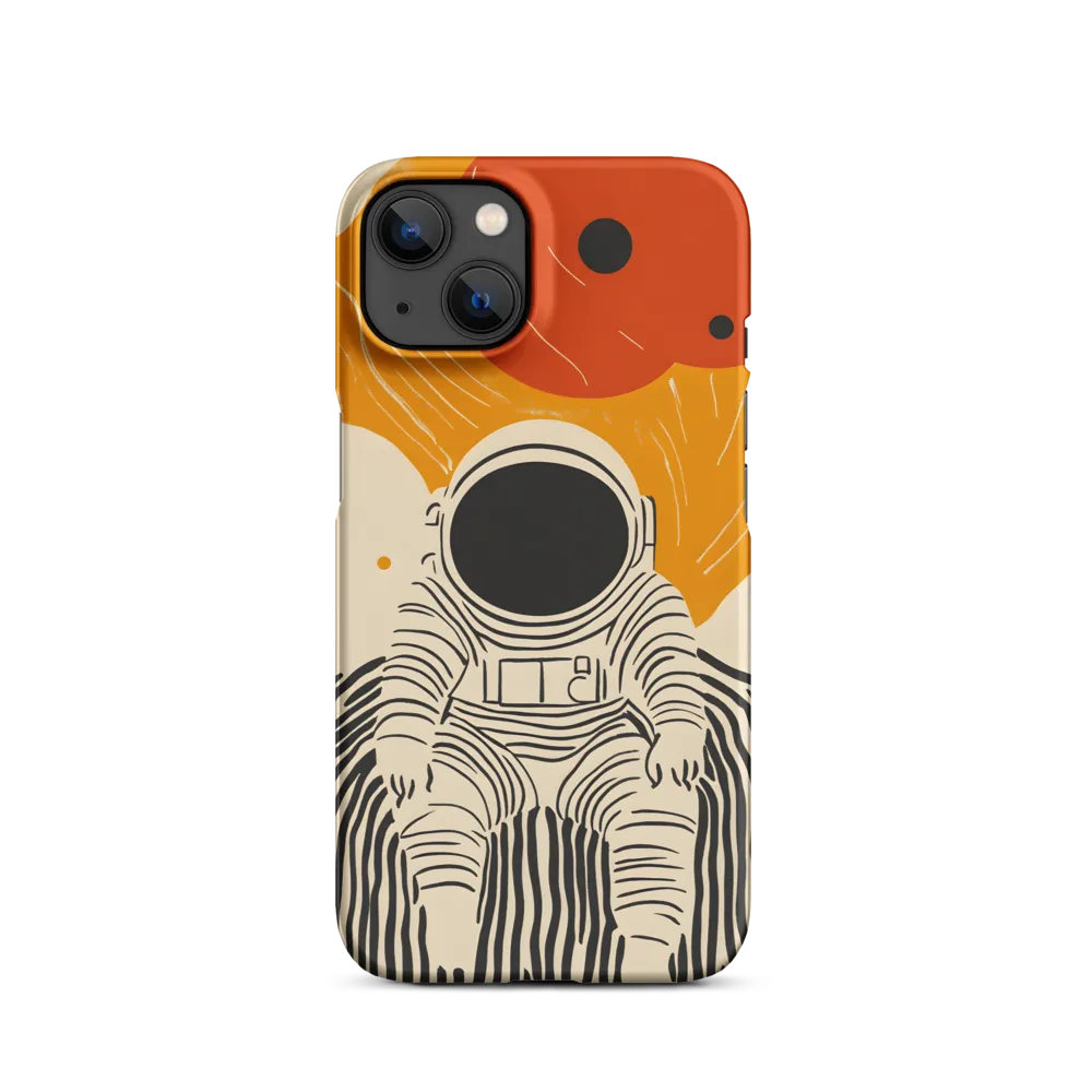 Astronaut in Cosmic Thoughts | Phone Case |  13 | Snap Case | Matte