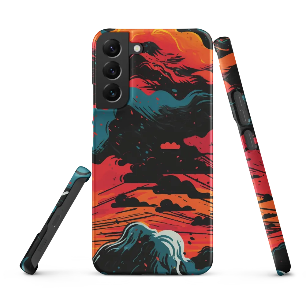 Ethereal Twilight: A Dramatic Landscape in Motion
