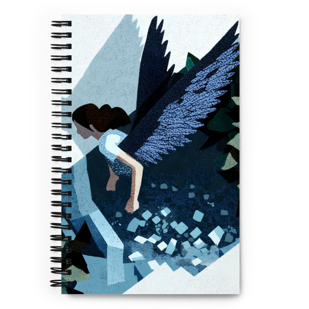 Wings of Mystique | Spiral Notebook