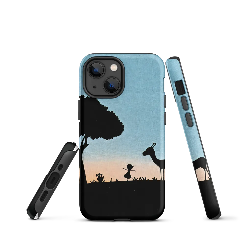 Curiosity in the Silhouette | Phone Case |  13 mini | Tough Case | Matte