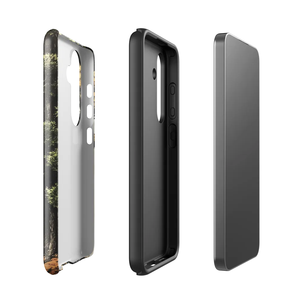 The Whispering Skull: A Surreal Encounter with Nature | Phone Case |  S24 | Tough Case | Glossy