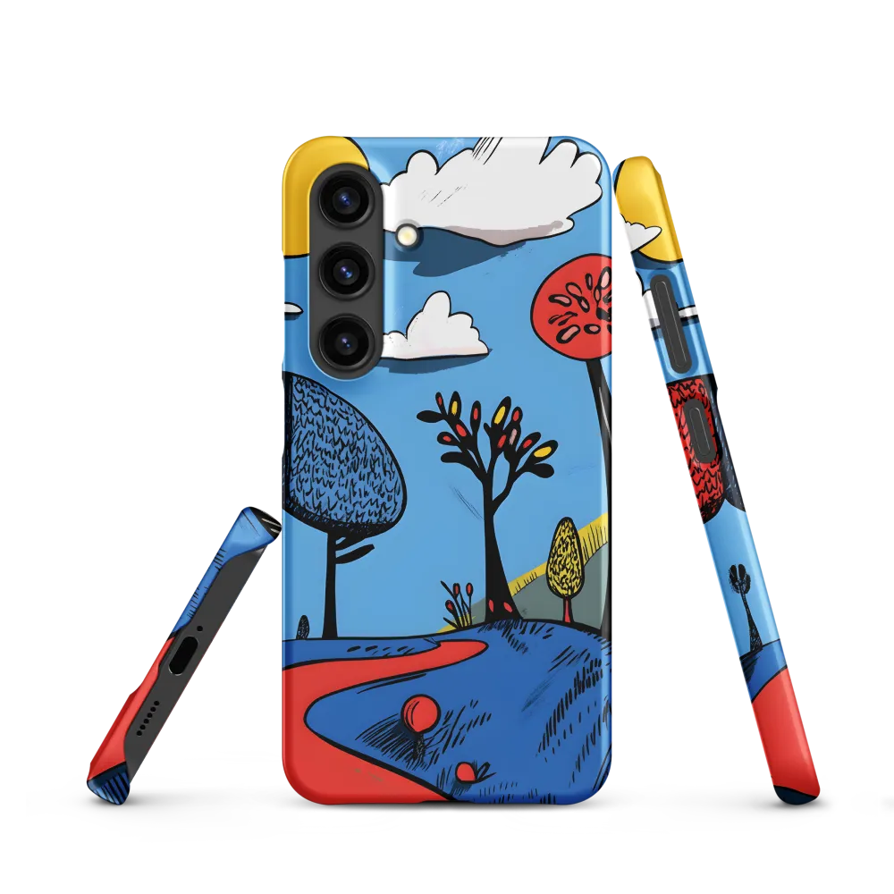 A Playful Journey Through Whimsical Woods | Phone Case |  S24 | Snap Case | Matte