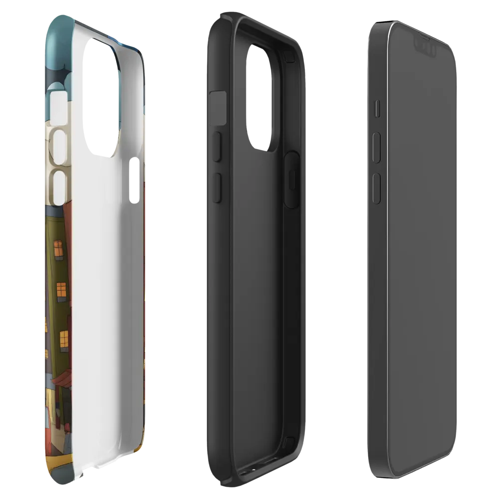 Urban Symphony: A City Awakens at Dusk | Phone Case |  13 Pro Max | Tough Case | Glossy