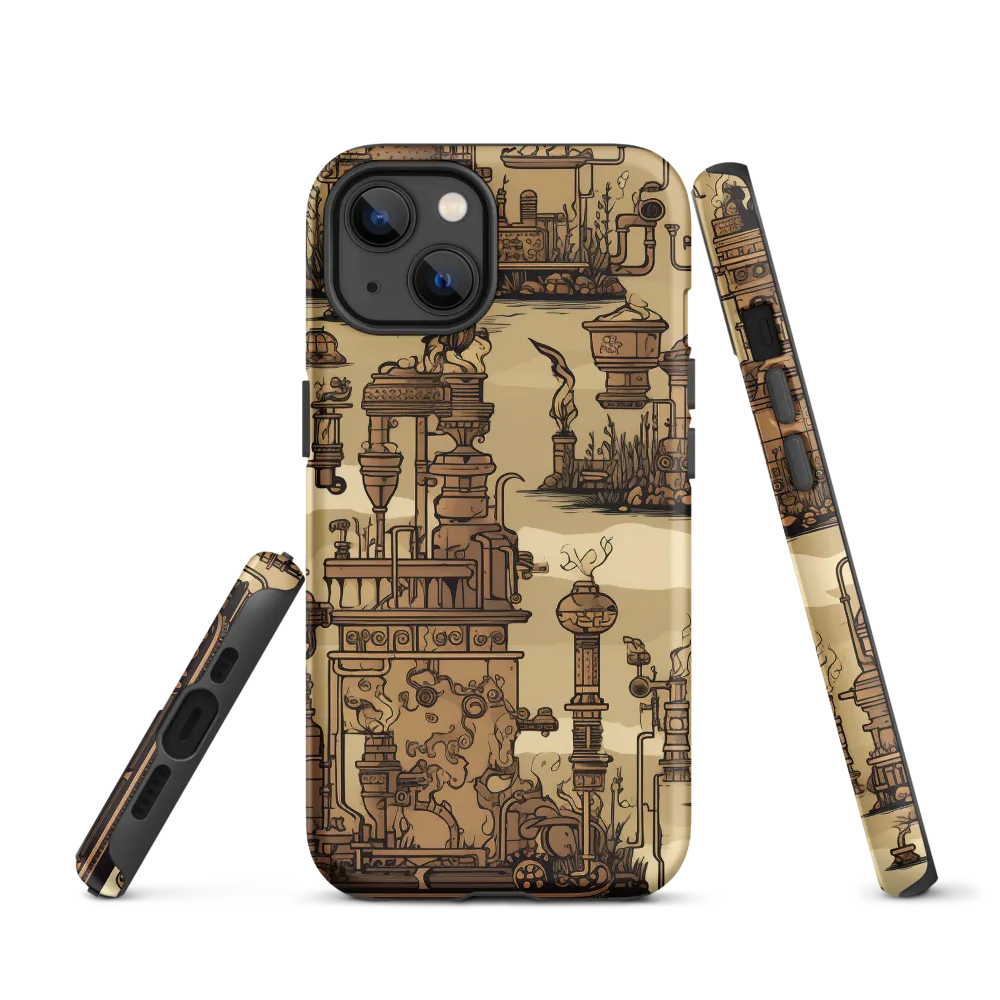 Whimsical Industrial Landscape