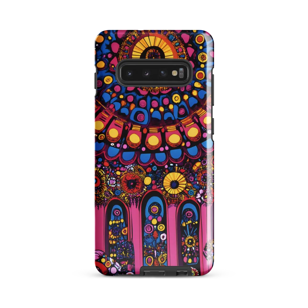 Whimsical Mandala Symphony | Phone Case |  S10 Plus | Tough Case | Glossy