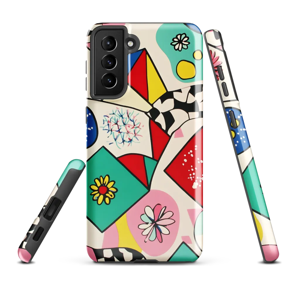 Joyful Geometry: A Playful Dance of Shapes and Colors
