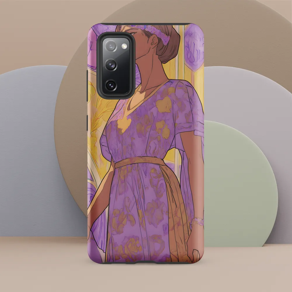 Elegance in Floral Harmony | Phone Case |  S20 FE | Tough Case | Matte