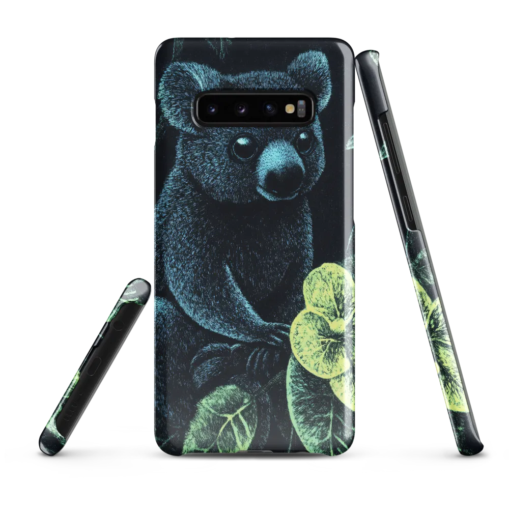 Whispers of Nature: The Enigmatic Koala | Phone Case |  S10 Plus | Snap Case | Glossy