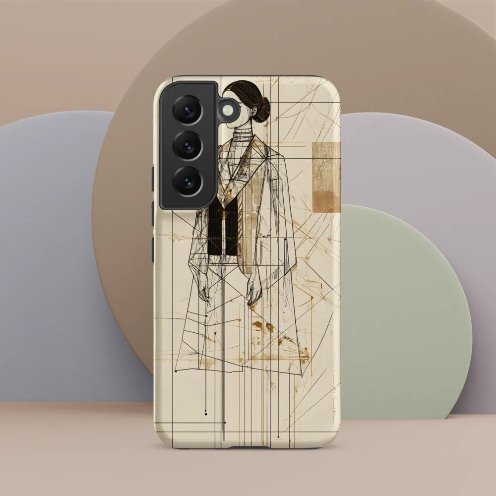 Elegance in Lines | Phone Case |  S22 | Tough Case | Matte