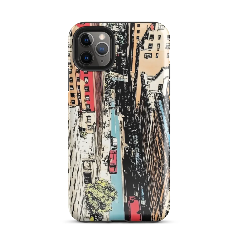 Urban Dynamics: A Bird's Eye View | Phone Case |  11 Pro Max | Tough Case | Glossy