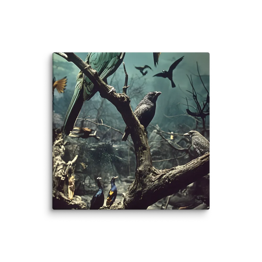 Whispers of the Avian Realm | Canvas | 20″×20″