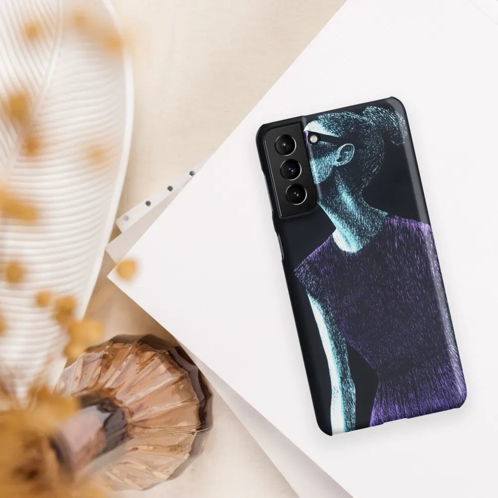 Contemplative Elegance | Phone Case |  S21 Plus | Snap Case | Matte