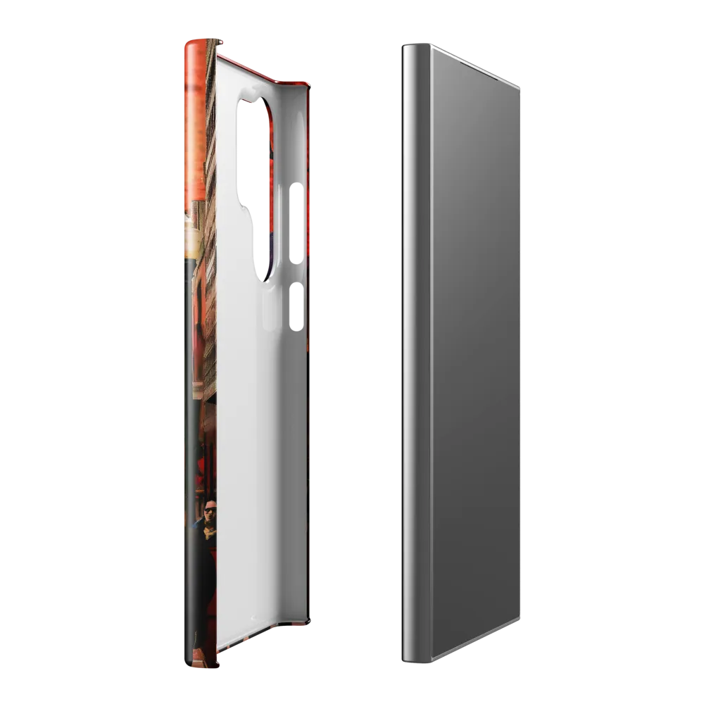 Urban Reverie: Stratospheric Shadows | Phone Case |  S24 Ultra | Snap Case | Glossy