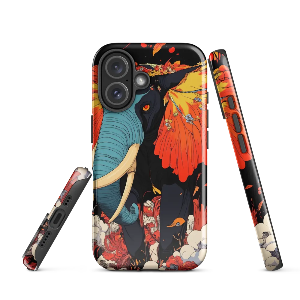 Majesty of the Floral Elephant | Phone Case |  16 | Tough Case | Glossy