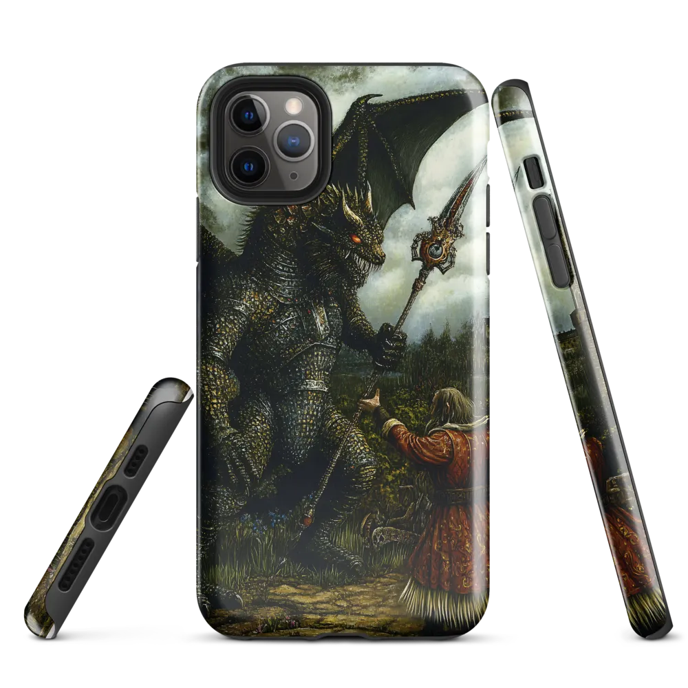 The Confrontation: Dragon vs. Wizard | Phone Case |  11 Pro Max | Tough Case | Glossy