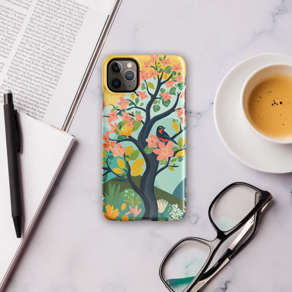 Spring Blossoms: A Serene Encounter | Phone Case |  11 Pro Max | Snap Case | Glossy