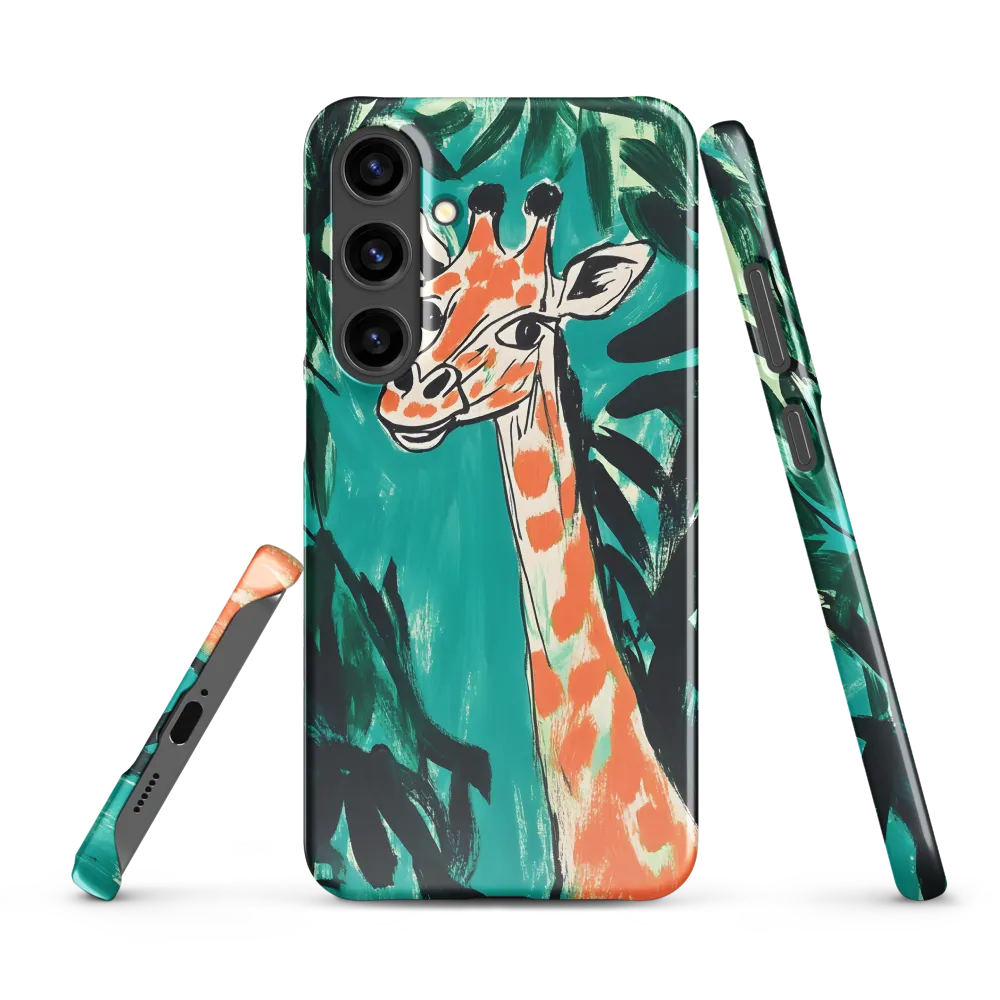 Giraffe in the Teal Canopy