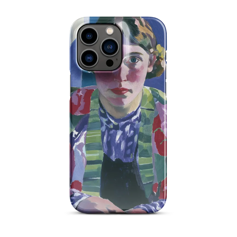 Vibrant Gaze: A Modernist Portrait