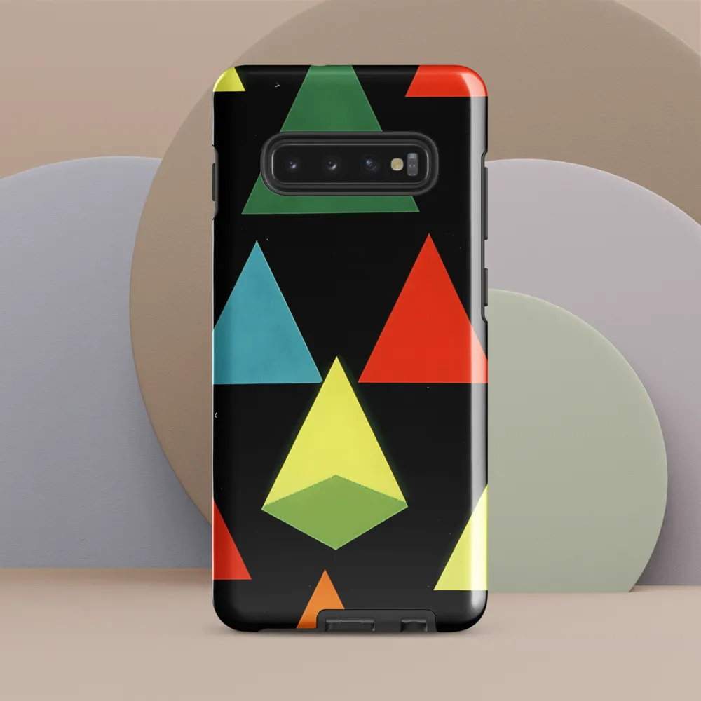 Geometric Harmony in Color | Phone Case |  S10 Plus | Tough Case | Glossy