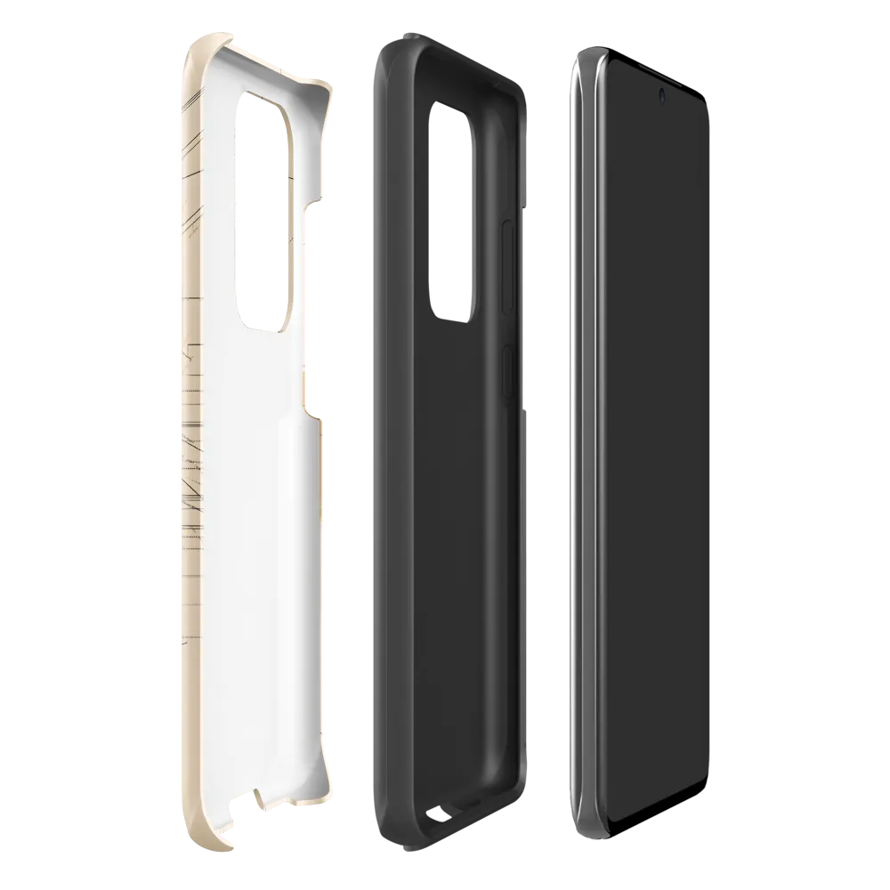 Abstract Profile: A Minimalist Exploration | Phone Case |  S20 Ultra | Tough Case | Glossy