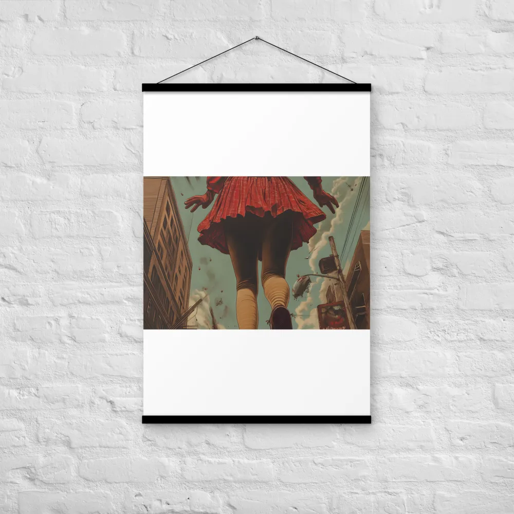 Flight of the Urban Dreamer | Poster With Black Wood Hanger | 24″×36″