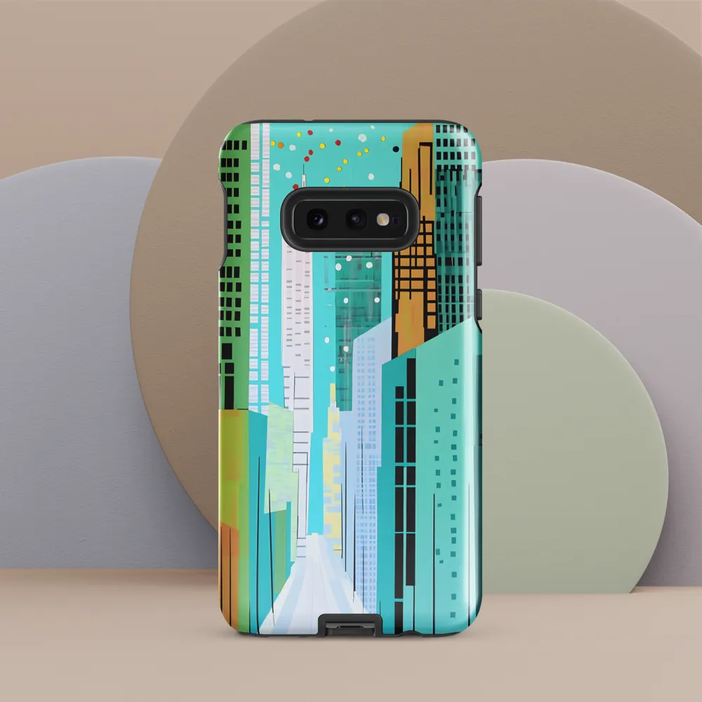 Urban Symphony in Turquoise