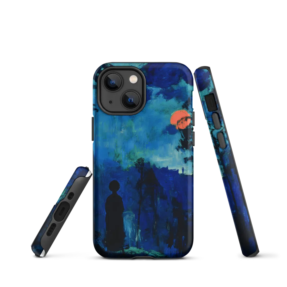 Solitude in Blue | Phone Case |  13 mini | Tough Case | Matte